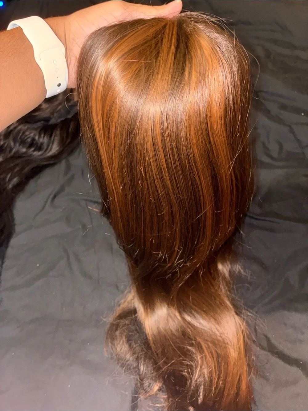 Sleek Natural Black & Warm Chestnut Brown Women’s Hair Wigs